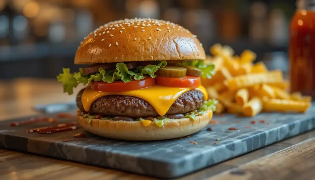 Air Fryer Hamburgers