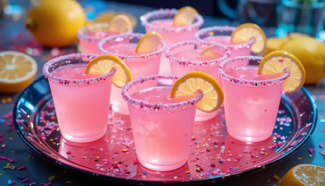 Pink Lemonade Jello Shots