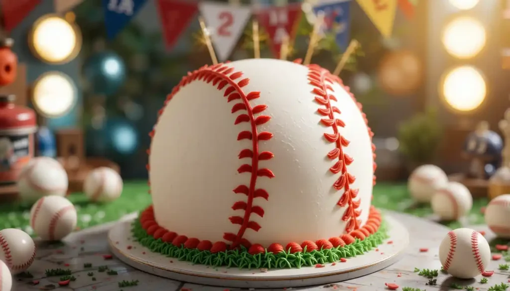 baseball cake