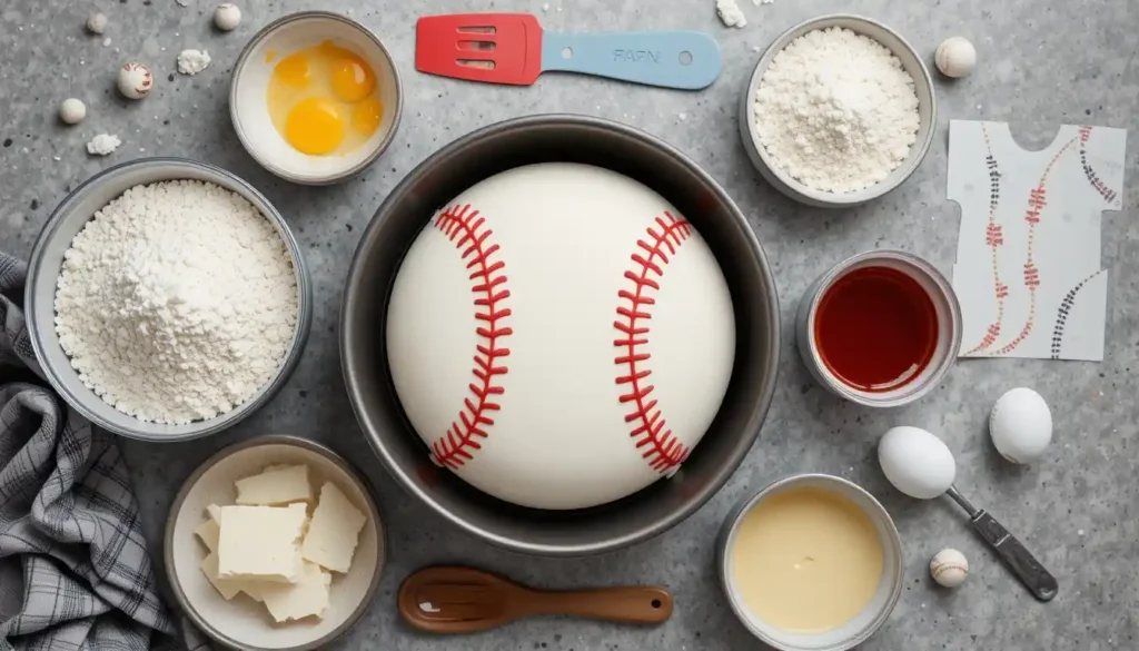 baseball cake