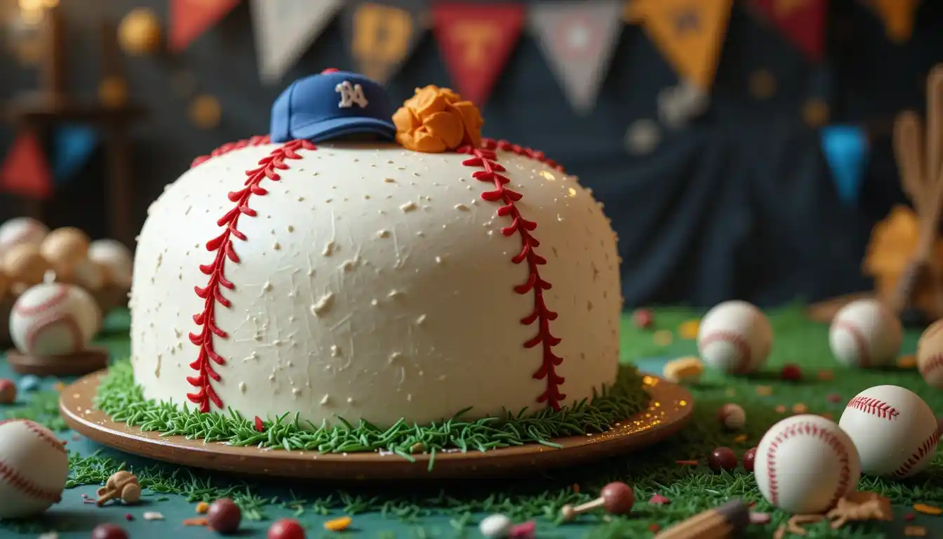 baseball cake