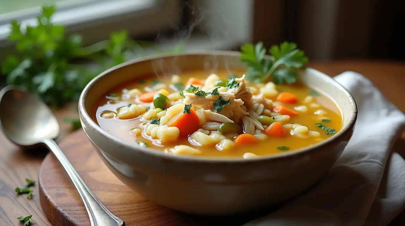 chicken and rice soup recipe