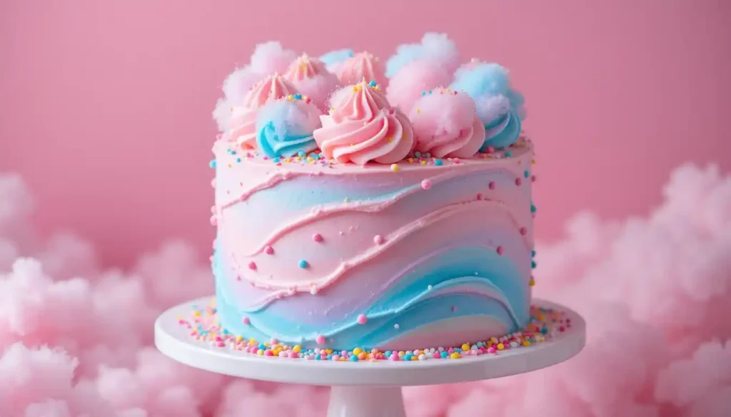 cotton candy cake