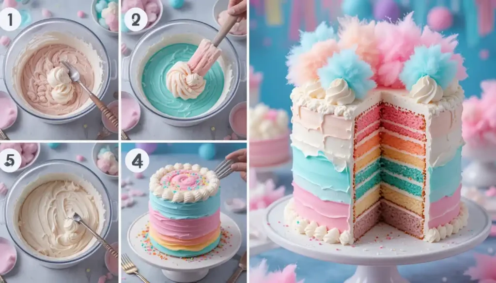 cotton candy cake