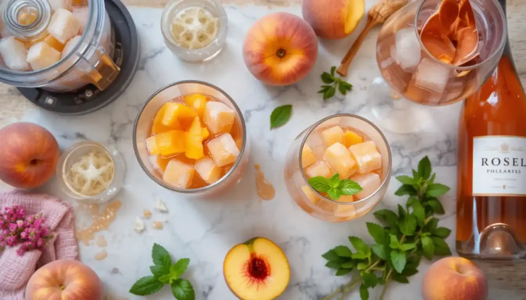 Peach Frosé Recipe