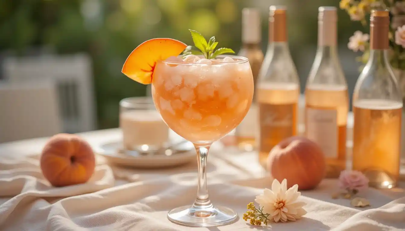 Peach Frosé Recipe