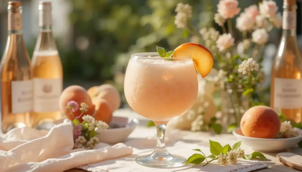 Peach Frosé Recipe