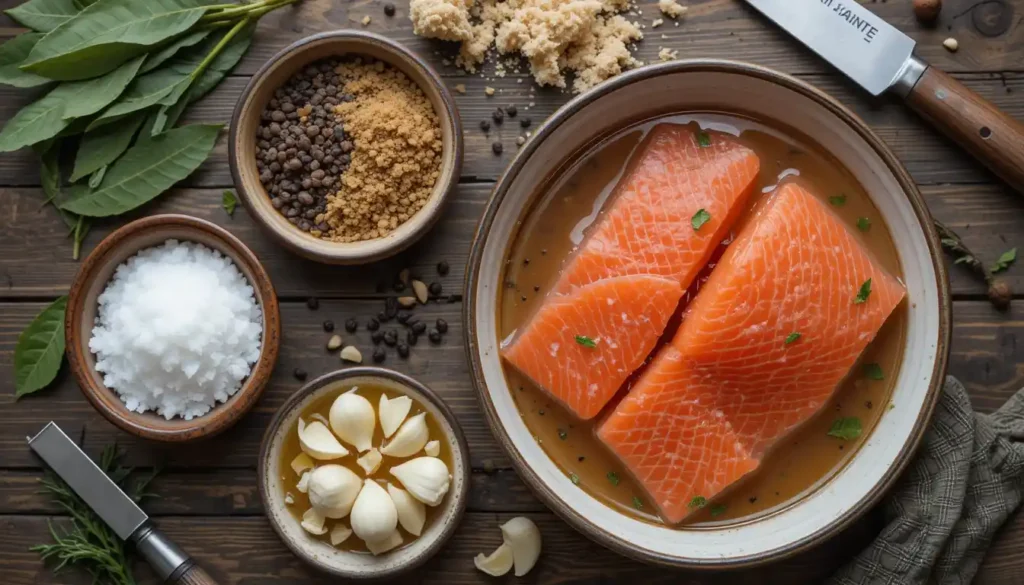 smoked salmon brine recipe