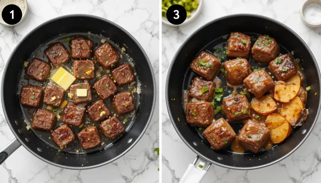 Slow-Simmered Garlic Butter Steak Bites
