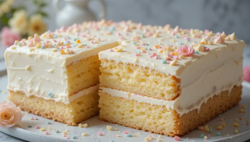 Vanilla Sheet Cake